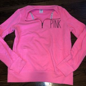 Victoria’s Secret PINK Half Zip Sweatshirt